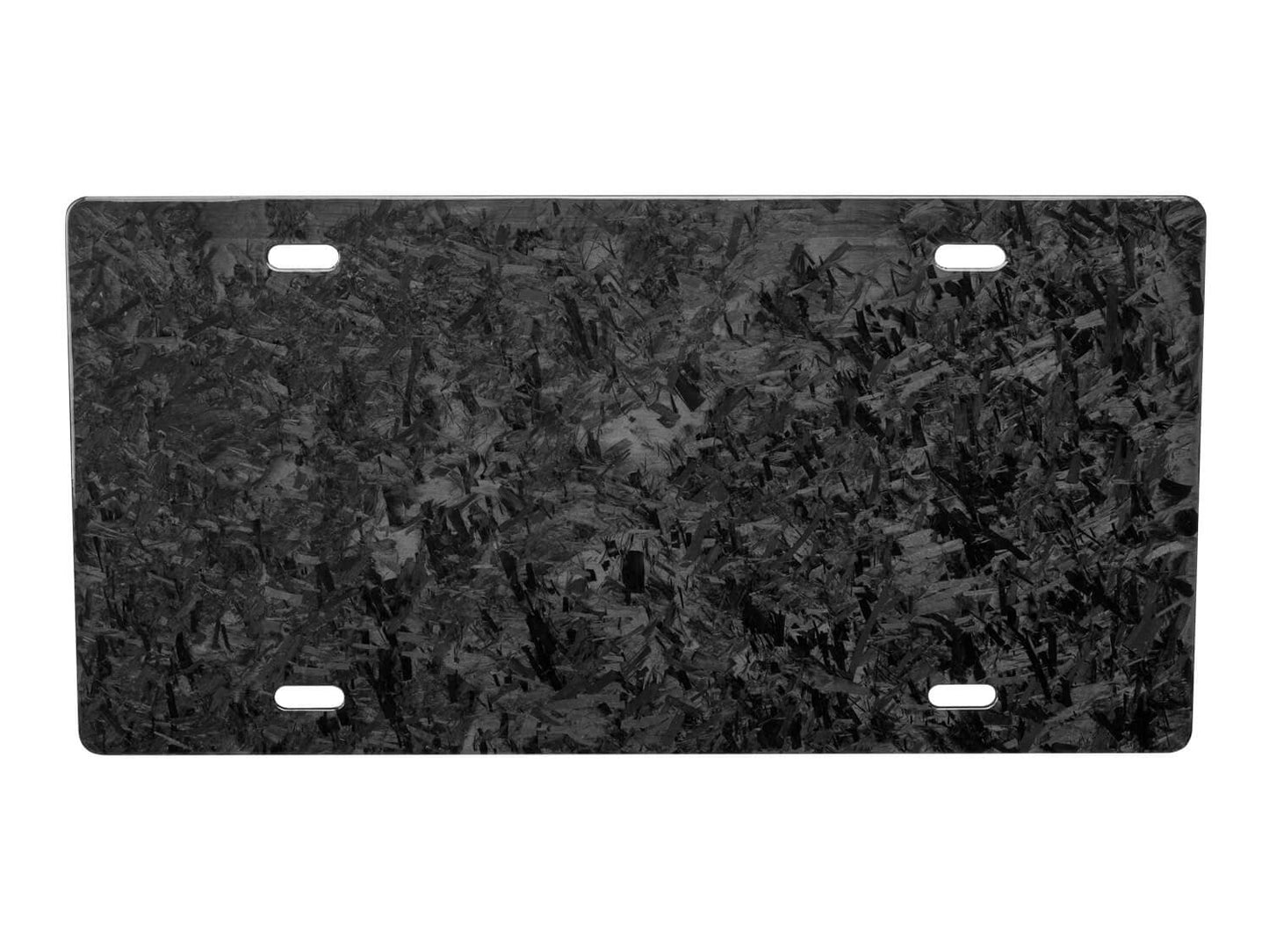 Blank Forged Carbon License Plate