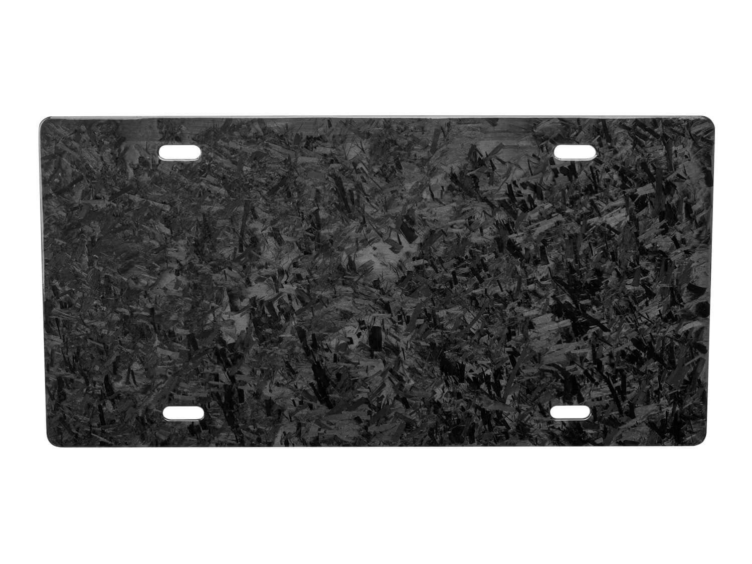 Blank Forged Carbon License Plate