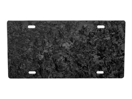 Blank Forged Carbon License Plate